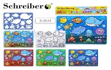 Купить Трафарет Schreiber/Шрайбер Морской мир" пластиковый S 2634" — Фото №1