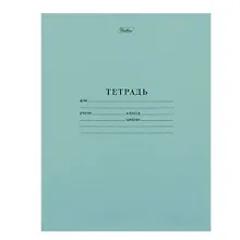 Купить Тетрадь в линейку Hatber, 12 листов, зеленая — Фото №1