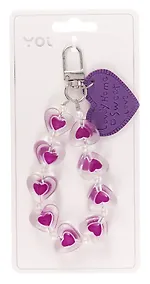 Купить Брелок Сердечки Home Sweet love перламутровые (ПВХ) (9см) (12-4308-202412-K36) — Фото №1