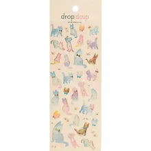 Купить Наклейки 20х7,5 (с клапаном) Коты (№ 1,2) — Фото №1