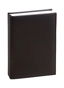 Купить Ежедневник недат. А5 160л Сариф-эконом черный, кожзам, тв.переплет, обл.поролон, офсет, ляссе — Фото №1
