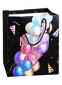 Купить Пакет А4 32*26*13 Balloons жен., бум.мат.ламинат, ассорти — Фото №1