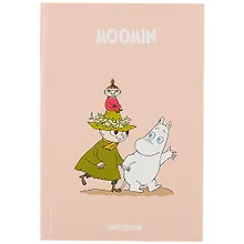 Купить Скетчбук MOOMIN Муми-тролль и Снусмумрик с малышкой Мю (112л) (14,5х21) — Фото №1