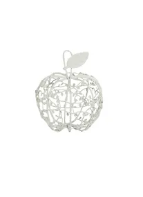 Купить Кукольные Аксессуары из металла шкатулка Яблоко (11001601) (7х8см) (белые) (упаковка) — Фото №1