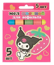 Купить Мелки цветные "Kuromi" 5 цветов, Jumbo — Фото №1