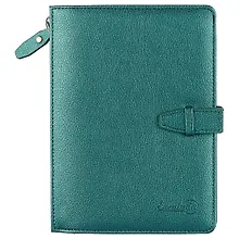 Купить Ежедневник Escalada «Наппа», зеленовато-голубой металлик, 160 листов, А6+ — Фото №1