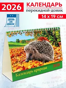 Купить Календарь 2026г 200*140 «Календарь природы» настольный, домик — Фото №1