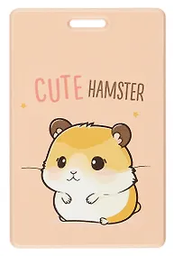 Купить Чехол для карточек вертикальный Kawaii Хомячок Cute Hamster (ДК2024-65) — Фото №1