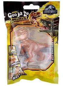 Купить Мини-игрушка Мир Юрского периода Динозаврик Ти-Рэкс (тянущаяся фигурка) (резина) (6 см) (ТМ GooJitZu) — Фото №1