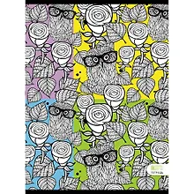 Купить Тетрадь в клетку Unnika, "Совы в розах", А4, 48 листов — Фото №1