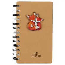 Купить Записная книжка «My econote. Две лисички», 200 страниц — Фото №1