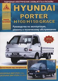 Купить Hyundai Porter H100/H150/ Grace с бензиновыми и дизельными двигателями. Эксплуатация. Ремонт. ТО — Фото №1