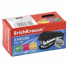 Купить Мини-степлер №24/6 ErichKrause® Compact до 20 листов, ассорти — Фото №1