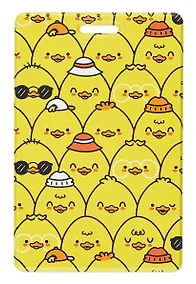 Купить Чехол для карточек вертикальный Цыплята (паттерн) (ДК2024-466) — Фото №1