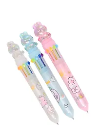 Купить Ручка шариковая авт. 10цв "Зайка" — Фото №1