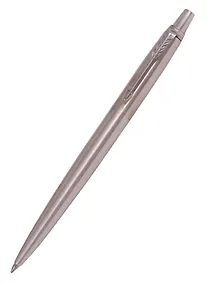 Купить Ручка гелевая Parker, Jotter Stainless Steel CT, подарочная черная 0,7 мм — Фото №1