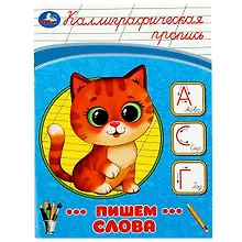 Купить Каллиграфическая пропись. Пишем слова — Фото №1