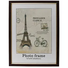 Купить Фоторамка «Тёмное дерево с жёлтой каймой», 30 х 40 см — Фото №1