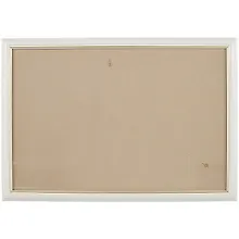 Купить Рама со стеклом, белая с золотом, 30 х 45 см — Фото №1