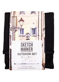 Купить Маркеры 12цв "Outdoor" сумка-органайзер, Sketchmarker — Фото №1