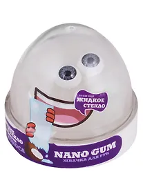Купить Игрушка, Nano Gum Пластилин для лепки Жвачка для рук жидкое стекло с ароматом кокоса 25гр — Фото №1