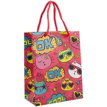 Купить Пакет А5 23*18*10 Comics жен., бум.мат.ламинат, ассорти — Фото №1