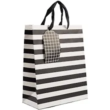 Купить Пакет А4 32*26*12 "Zebra" нейтр. бум.мат.ламинат — Фото №1
