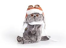 Купить Игрушка мягкая Budi Basa, Басик в шлеме и шарфе 19см — Фото №1