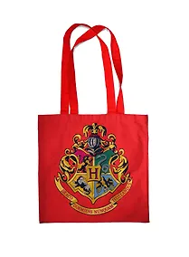 Купить Сумка. Герб Хогвартса (красная, 38х43 см, длина ручек 58 см) — Фото №1