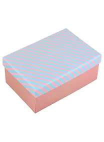 Купить Коробка подарочная "Полосочки" 17*11*7.5см. картон — Фото №1