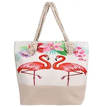 Купить Сумка пляжная Красивые фламинго СП-5279 — Фото №1