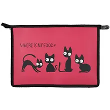 Купить Папка для тетрадей А4 "КОТЫ" 33*23*5см пластик, молния — Фото №1