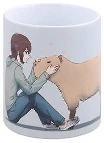 Купить Кружка Капибара Аниме (керамика) (330мл) — Фото №1