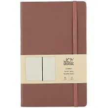 Купить Книга для записей А5 96л тчк. "Joy Book. Горячий шоколад" иск.кожа, тв.переплет, ляссе, резинка, инд.уп. — Фото №1