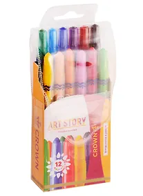 Купить Мелки восковые 12 цветов "Art Story", Crown — Фото №1