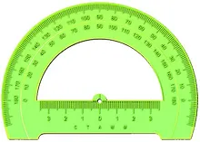 Купить Транспортир большой, 12см — Фото №1