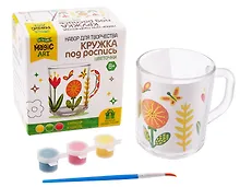 Купить Набор для творчества. Кружка под роспись "Цветочки" — Фото №1