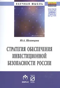 Купить Стратегия обеспечения инвестиционной безопасности России: теория и  методология — Фото №1