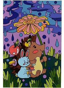 Купить Набор для творчества LORI. Картина по номерам "Летний дождь" — Фото №1