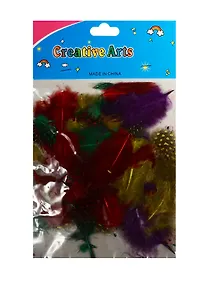 Купить Набор перьев с крапинкой микс цветов — Фото №1