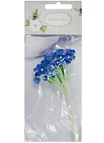Купить Набор для творчества, Букетик из 4-х соцветий васильковый — Фото №1
