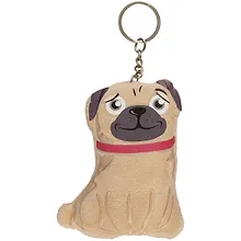 Купить Брелок Маленькое счастье Мопс (текстиль) — Фото №1