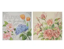 Купить Набор для творчества Салфетки для декупажа Античные цветы - 2 шт. — Фото №1