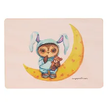 Купить Открытка дерево Совенок на луне (Инга Пальцер) — Фото №1