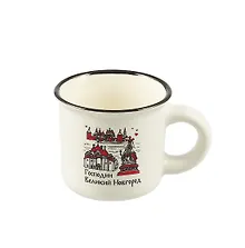 Купить Мини-кружка белая Великий Новгород (фарфор) (5см) (Великий Новгород) (065-9-M-28-W) — Фото №1