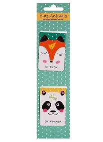 Купить Магнитные закладки «Cute animals», мятные, 2 штуки — Фото №1