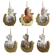 Купить Фигурка декоративная подвесная Лошадка, 6 вариантов (5х2х7) — Фото №1