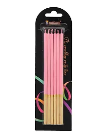 Купить Набор свечей для торта Pink (розовые) (6шт) (15см) (12-7color-candle_13) — Фото №1