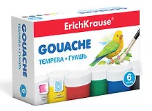Купить Краски гуашевые 06цв 20мл, ErichKrause — Фото №1