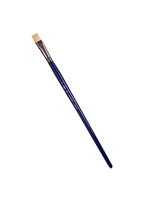 Купить Кисть художественная Манеж, синтетика упругая, плоская, длинная ручка №8, Гамма — Фото №1